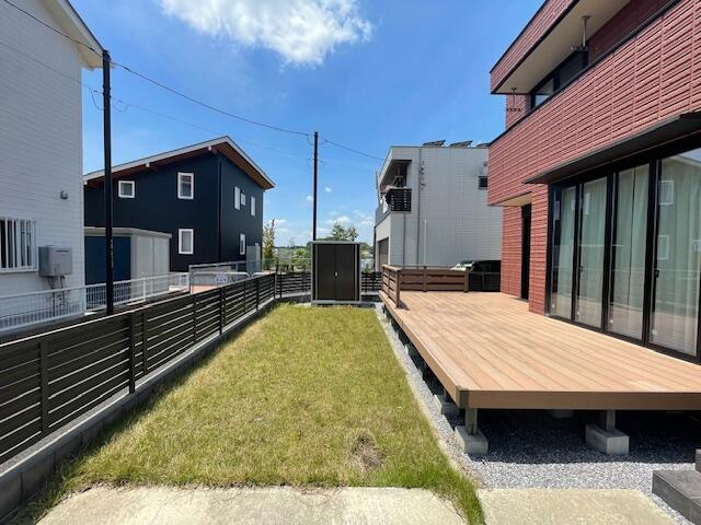 宇都宮市鐺山町　4ＬＤＫ　中古住宅の庭