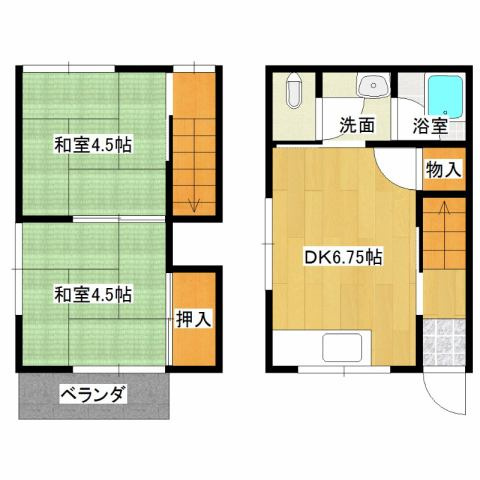 コーポ光の間取り