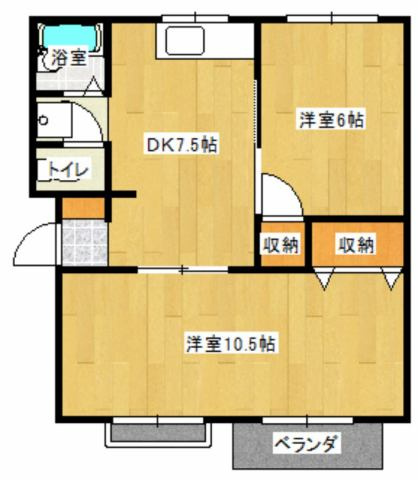 アテネイハイツの間取り