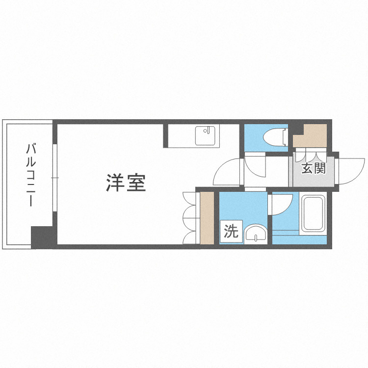 CITY SPIRE難波WESTの間取り
