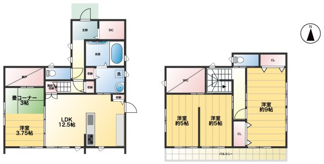 【間取り】 | 東松山市和泉町　中古戸建