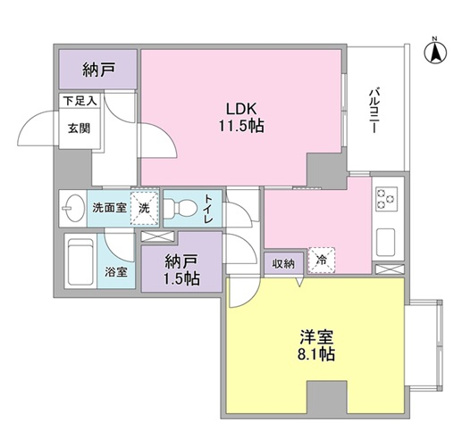 【間取り】 | グランドゥール広尾