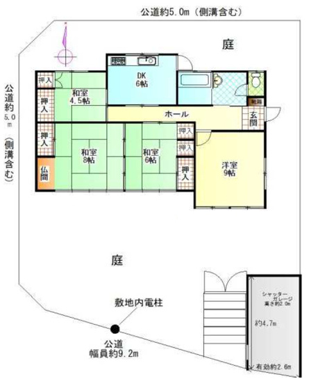 【間取り】 | 中古戸建 蓬莱町５丁目 | ★内覧予約で新米4kg★