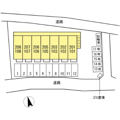 【区画図】 | リヴェール F棟