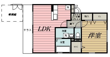 リビングタウン稲毛の杜Ｃの間取り
