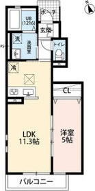 クレール　pearfieldⅢ　　刈谷市近郊の賃貸ならクラスホーム刈谷店の間取り|同物件の別部屋になります。