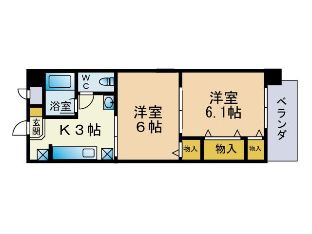 【間取り】 | シャローム荒江 | 現況優先。
