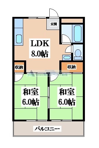 【間取り】 | 旭ガーデンハイツ