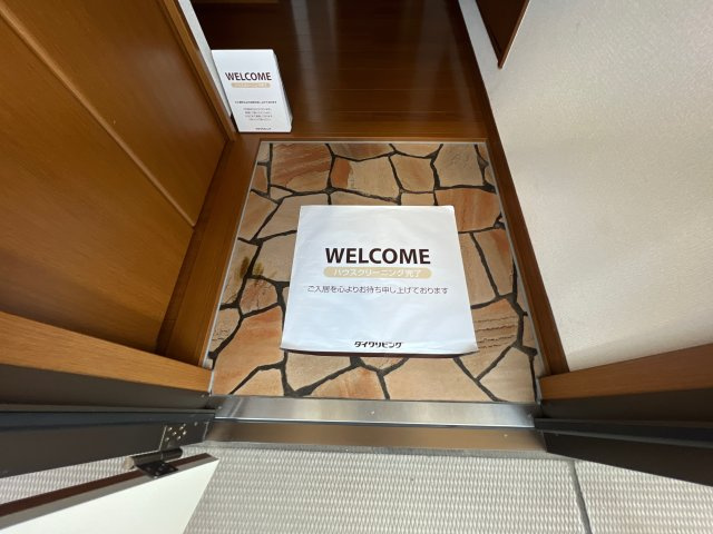 グランフォートＡ棟の玄関