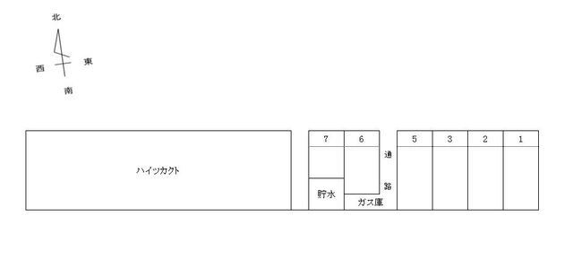 ハイツカクトの区画図