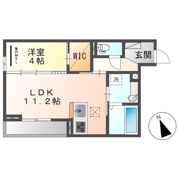 セイル倉敷の間取り