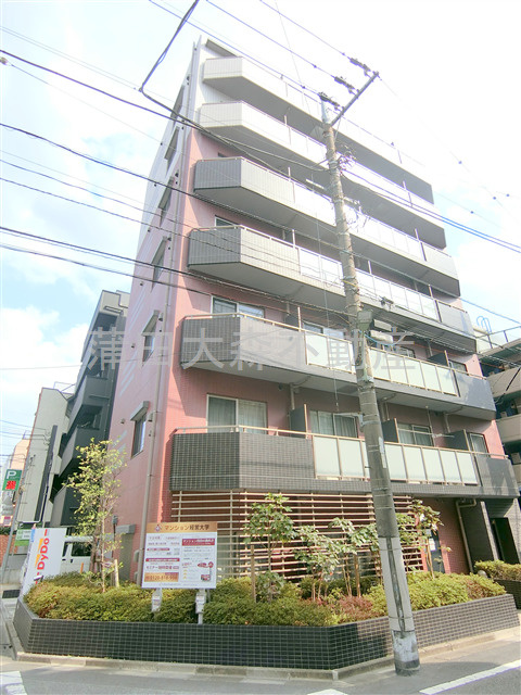 スパシエ蒲田エセンザの外観|外観　2014年6月築　RC鉄筋コンクリート造地上7階建て総戸数26戸の人気分譲賃貸マンション　東京都大田区蒲田4丁目の落ち着いた住環境！JR京浜東北線蒲田駅、京浜急行本線京急蒲田駅徒歩圏内の立地！