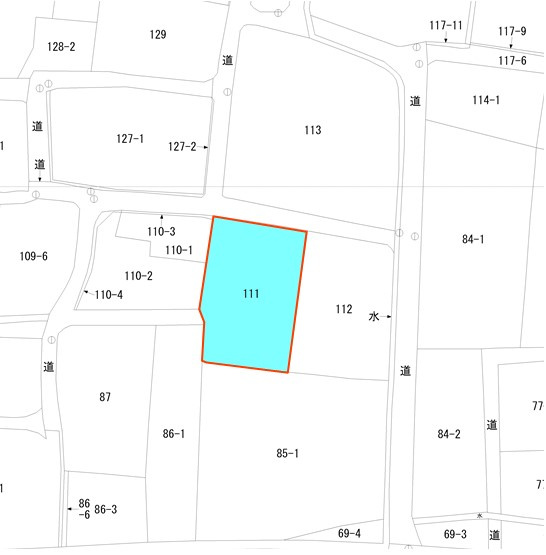 飯田町戸建の地図