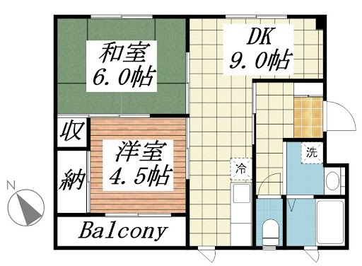 【間取り】 | ハイツカクト