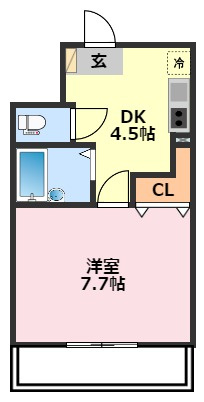 ミレニアムハイツの間取り
