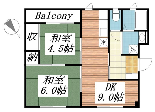 【間取り】 | ハイツカクト