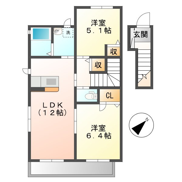 ボヌールの間取り