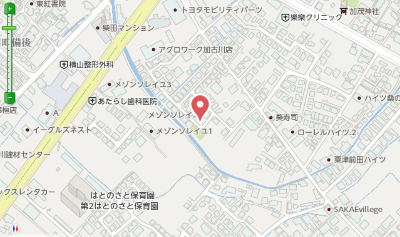 加古川市加古川町粟津　土地の地図|JR「加古川」駅まで徒歩約25分です。