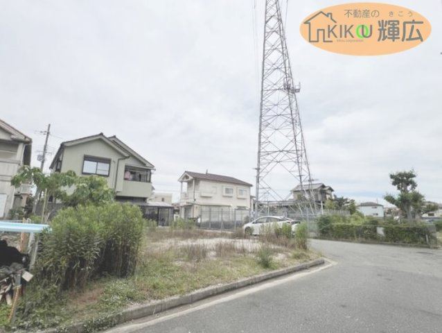 加古川市加古川町粟津　土地の外観|角地ですので建物プランがいっぱいできますよ。