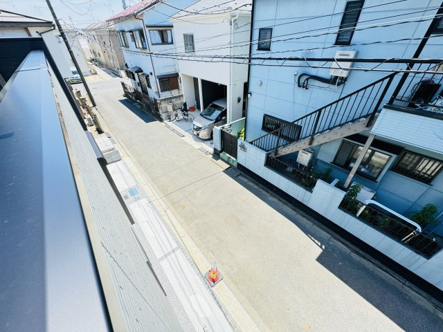 三郷市戸ケ崎2丁目新築戸建【前谷小学校：4分】の展望|バルコニーより南側眺望