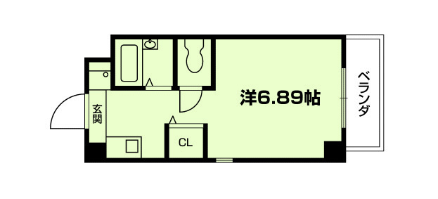 アディー下鴨の間取り|代表的な間取りです。