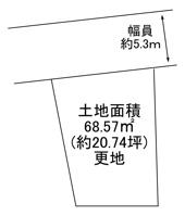 川西市東畦野4丁目　建築条件無土地の画像