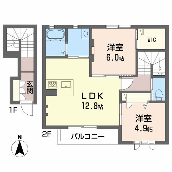 【間取り】 | パティオ土居