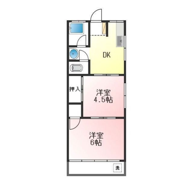 高信マンションの間取り