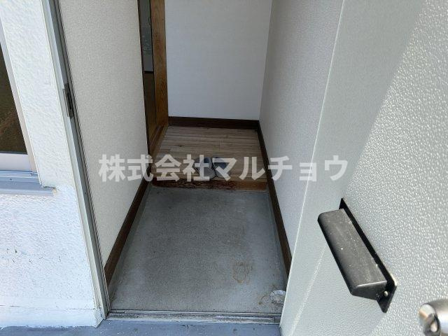 川口ハイツの玄関
