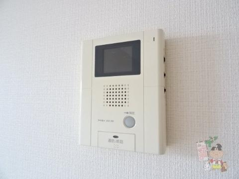 プレジール奥田のセキュリティ|カメラ付インターホン