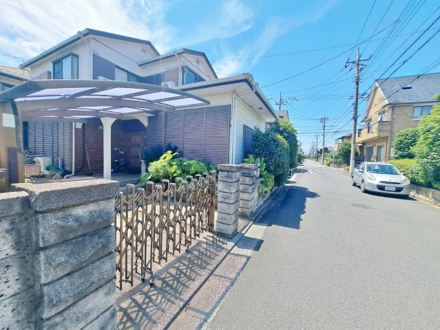 越谷市大房売地の外観