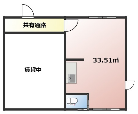 手賀野店舗・事務所　の間取り