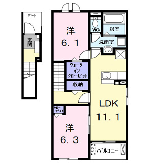 【間取り】 | ルミエール中野新町