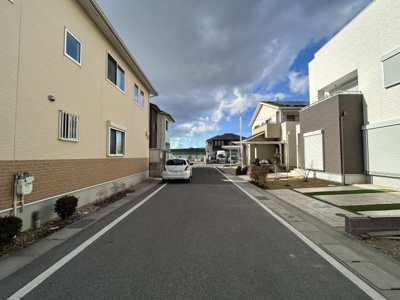 【前面道路含む現地写真】 | 月輪３丁目　ニュータウン２期１号地