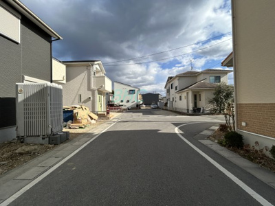 【前面道路含む現地写真】 | 月輪３丁目　ニュータウン２期１号地