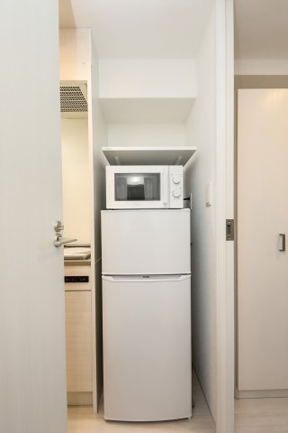 学生会館　BlanCanvas京都鞍馬口のその他共用部分|冷蔵庫・電子レンジ