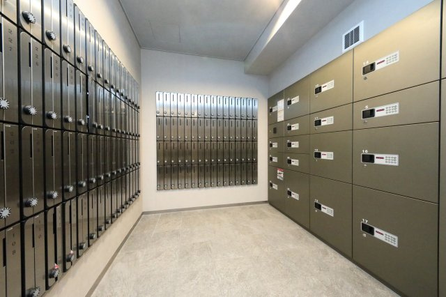 学生会館　BlanCanvas京都鞍馬口のその他共用部分|集合ポスト、宅配BOX