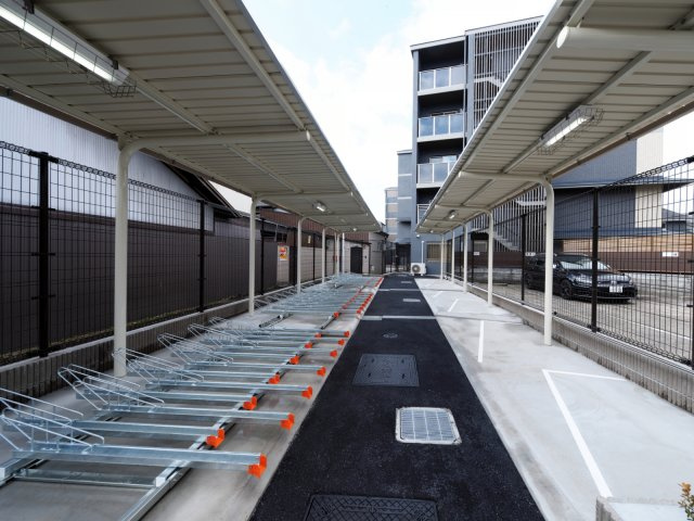 学生会館　BlanCanvas京都鞍馬口のその他共用部分|駐輪場