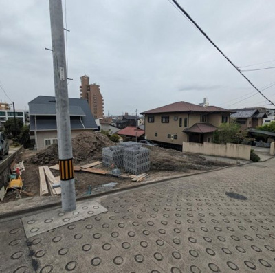 【外観】 | MIRASUMO南区楠町055③全3棟＜新築一戸建て仲介手数料無料＞ | おしゃれな外観です