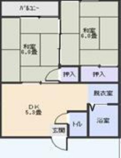 【間取り】 | コーポ天神