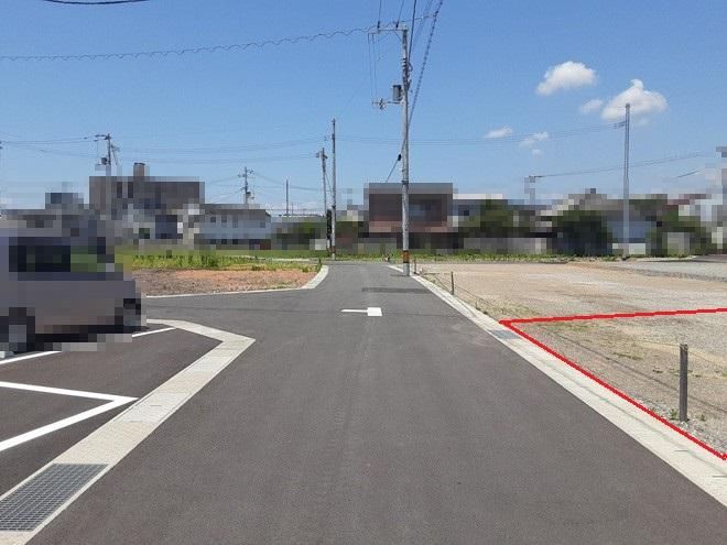 高知市中須賀町　売土地の区画図
