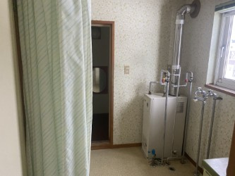 網走市駒場北６丁目中古住宅の脱衣所