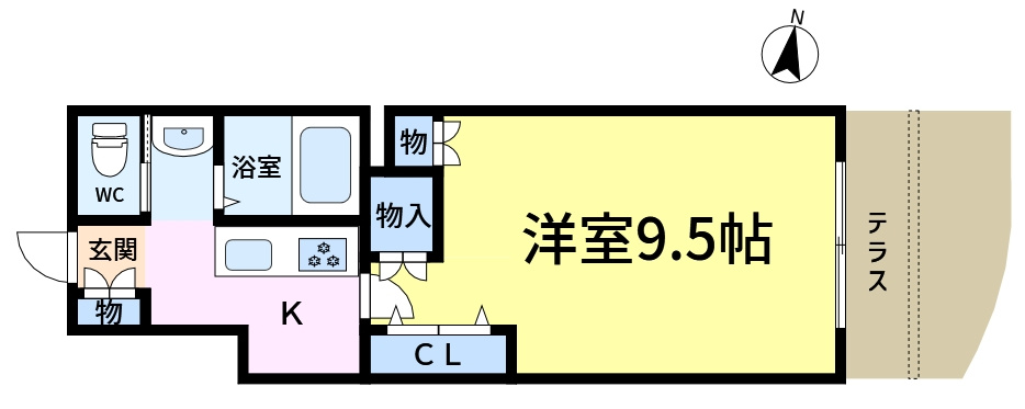 フロンティアコートの間取り