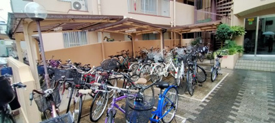 【駐輪場】 | 新深江ビューハイツ | 駐輪場です。　※空き状況は変動しますので、都度ご確認ください。