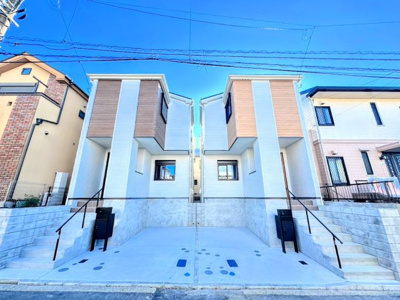 【外観】 | ◆戸塚区下倉田町新築住宅1号棟◆ | ◆一戸建てを中心とした街並みが整然と続き、周辺は高い建物が建っていないので、緑の多い閑静な趣を感じる環境です。街並みや周辺環境も重要なポイントです！！