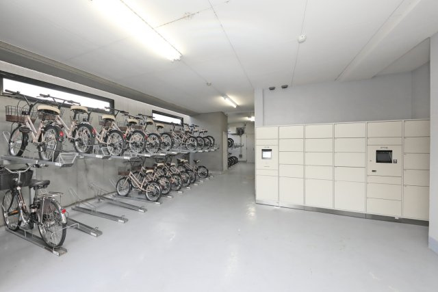 学生会館　UniE’meal京都今出川Ⅱのその他共用部分|シェアサイクル・宅配BOX・シェア家電