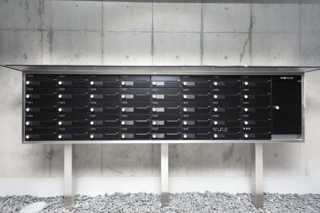 学生会館　UniE’meal京都今出川Ⅱのその他共用部分|集合ポスト