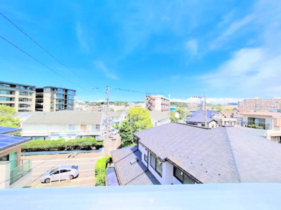 【展望】 | ◇◆戸塚町　新築戸建て全3棟　3号棟◆◇ | ◆前面には遮るものがなく、開放感と日当たりの確保がされております。現地にてこの眺望を是非ご確認ください。