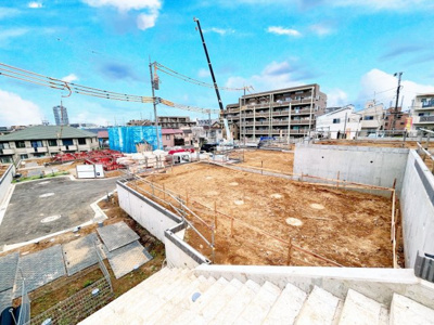 【外観】 | ◆横浜市緑区いぶき野新築L号棟◆ | ◆開発道路を囲むように区割りされた敷地。開放感や明るい雰囲気は他にはない条件です。