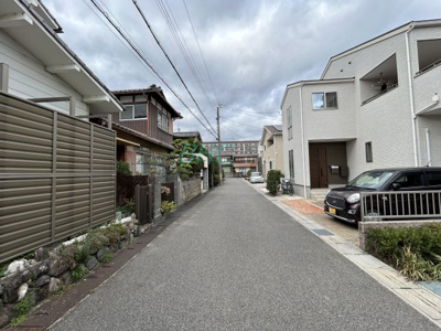【前面道路含む現地写真】 | 蓮池町　分譲６区画６号地